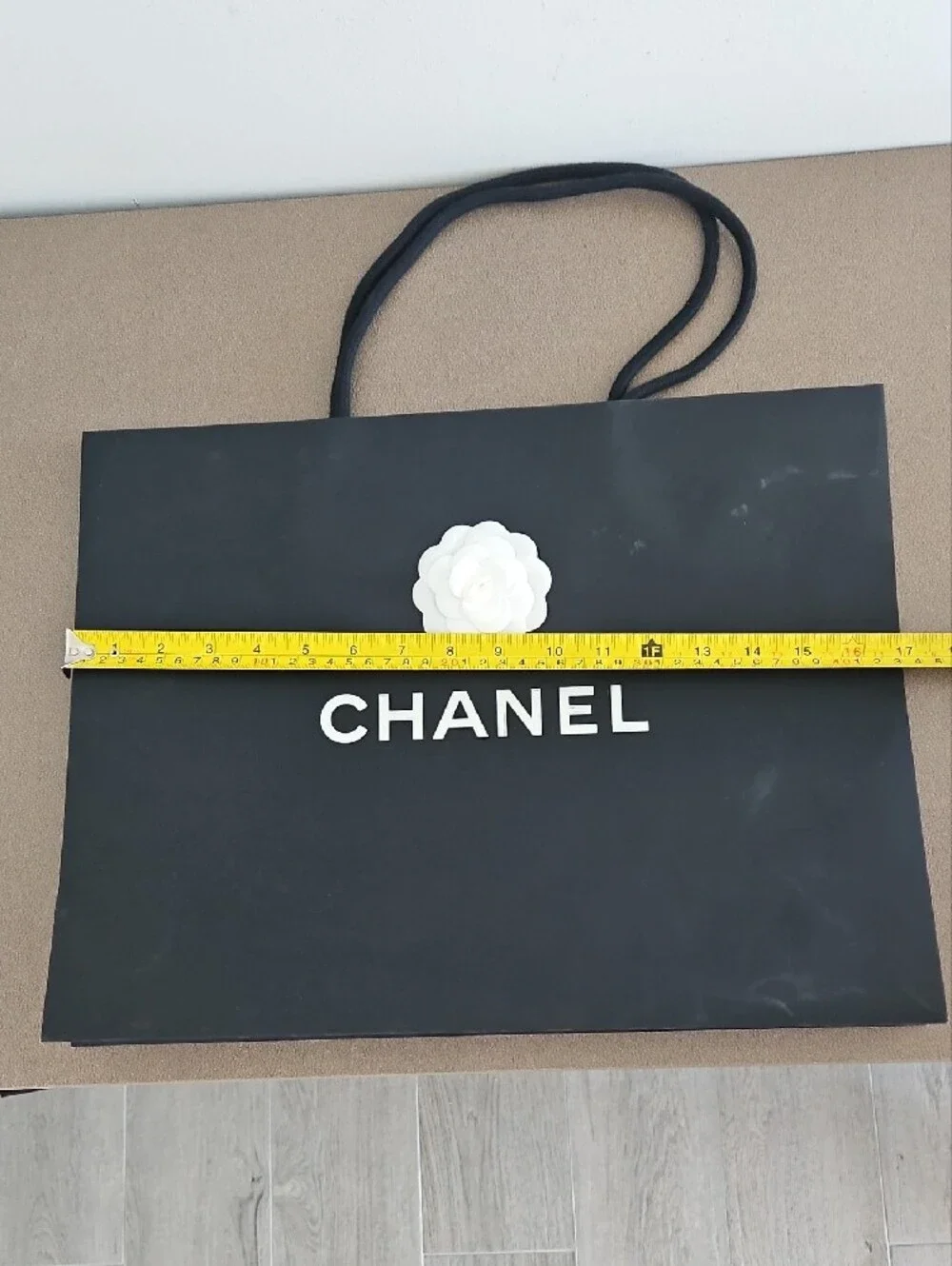 CHANEL black shopping